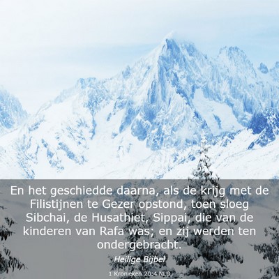 Picture 03 - 1 Kronieken 20:4 NLD - En het geschiedde daarna, als de krijg met de - Bible Verse Picture