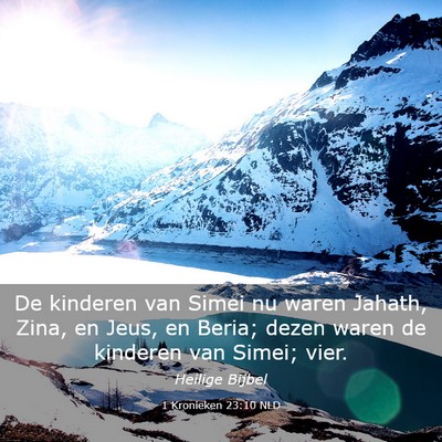 Picture 03 - 1 Kronieken 23:10 NLD - De kinderen van Simei nu waren Jahath, Zina, en - Bible Verse Picture