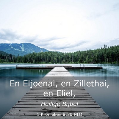 Picture 03 - 1 Kronieken 8:20 NLD - En Eljoenai, en Zillethai, en - Bible Verse Picture