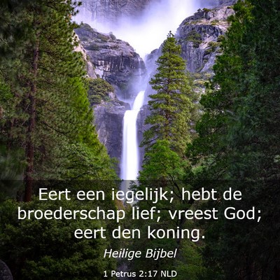 Picture 03 - 1 Petrus 2:17 NLD - Eert een iegelijk; hebt de broederschap lief; - Bible Verse Picture