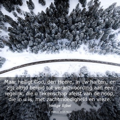 Picture 03 - 1 Petrus 3:15 NLD - Maar heiligt God, den Heere, in uw harten; en - Bible Verse Picture