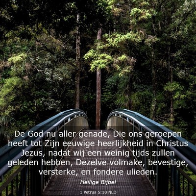 Picture 03 - 1 Petrus 5:10 NLD - De God nu aller genade, Die ons geroepen heeft - Bible Verse Picture