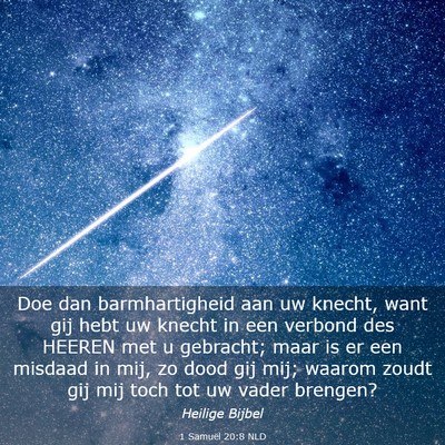 Picture 03 - 1 Samuël 20:8 NLD - Doe dan barmhartigheid aan uw knecht, want gij - Bible Verse Picture