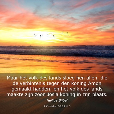 Picture 03 - 2 Kronieken 33:25 NLD - Maar het volk des lands sloeg hen allen, die de - Bible Verse Picture