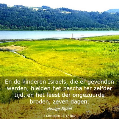 Picture 03 - 2 Kronieken 35:17 NLD - En de kinderen Israels, die er gevonden werden, - Bible Verse Picture