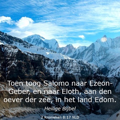 Picture 03 - 2 Kronieken 8:17 NLD - Toen toog Salomo naar Ezeon-Geber, en naar Eloth, - Bible Verse Picture