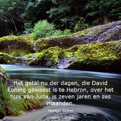 Picture 03 - 2 Samuël 2:11 NLD - Het getal nu der dagen, die David koning geweest - Bible Verse Picture