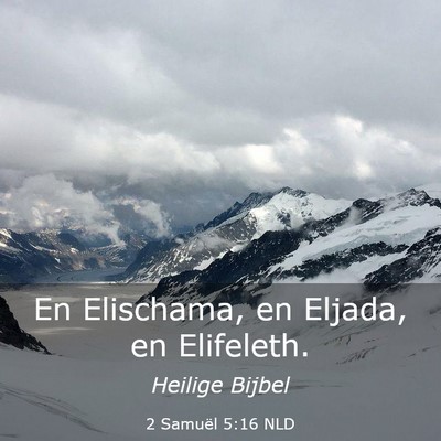 Picture 03 - 2 Samuël 5:16 NLD - En Elischama, en Eljada, en - Bible Verse Picture