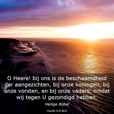 Picture 03 - Daniël 9:8 NLD - O Heere! bij ons is de beschaamdheid der - Bible Verse Picture