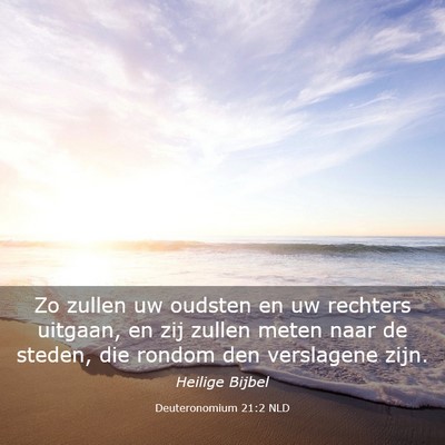 Picture 03 - Deuteronomium 21:2 NLD - Zo zullen uw oudsten en uw rechters uitgaan, en - Bible Verse Picture