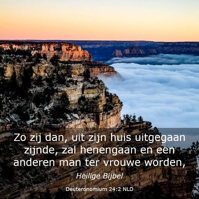 Picture 03 - Deuteronomium 24:2 NLD - Zo zij dan, uit zijn huis uitgegaan zijnde, zal - Bible Verse Picture