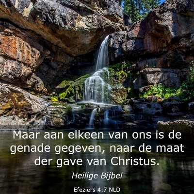 Picture 03 - Efeziërs 4:7 NLD - Maar aan elkeen van ons is de genade gegeven, - Bible Verse Picture