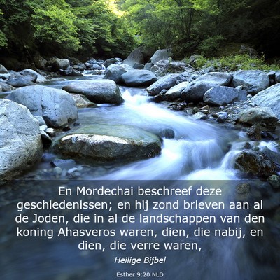 Picture 03 - Esther 9:20 NLD - En Mordechai beschreef deze geschiedenissen; en - Bible Verse Picture