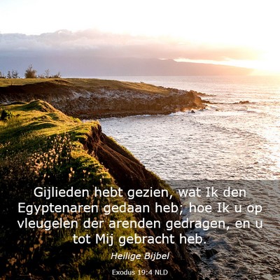 Picture 03 - Exodus 19:4 NLD - Gijlieden hebt gezien, wat Ik den Egyptenaren - Bible Verse Picture