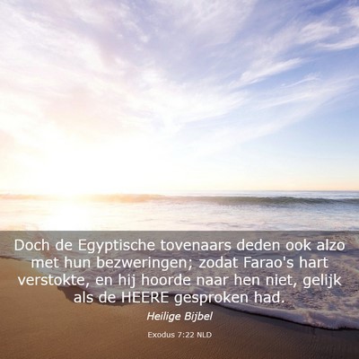 Picture 03 - Exodus 7:22 NLD - Doch de Egyptische tovenaars deden ook alzo met - Bible Verse Picture