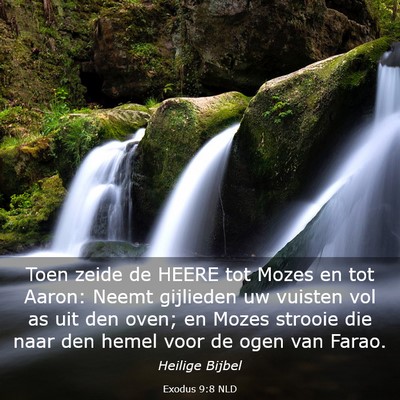 Picture 03 - Exodus 9:8 NLD - Toen zeide de HEERE tot Mozes en tot Aaron: Neemt - Bible Verse Picture