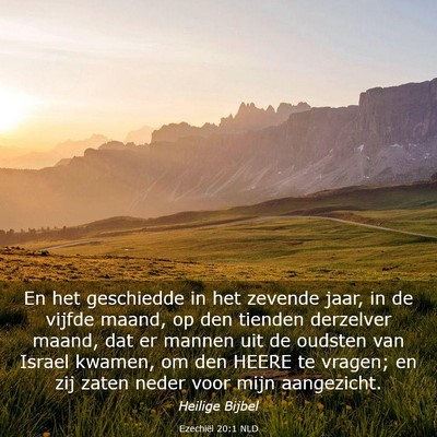 Picture 03 - Ezechiël 20:1 NLD - En het geschiedde in het zevende jaar, in de - Bible Verse Picture