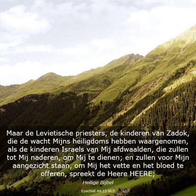 Picture 03 - Ezechiël 44:15 NLD - Maar de Levietische priesters, de kinderen van - Bible Verse Picture