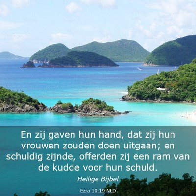 Picture 03 - Ezra 10:19 NLD - En zij gaven hun hand, dat zij hun vrouwen zouden - Bible Verse Picture