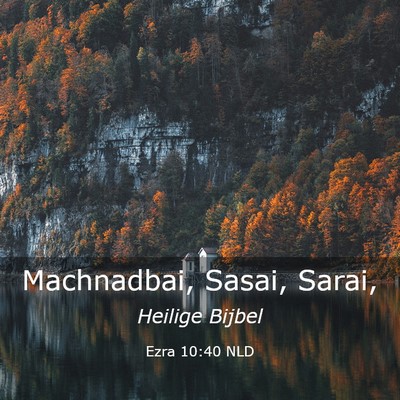 Picture 03 - Ezra 10:40 NLD - Machnadbai, Sasai, - Bible Verse Picture