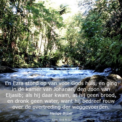 Picture 03 - Ezra 10:6 NLD - En Ezra stond op van voor Gods huis, en ging in - Bible Verse Picture