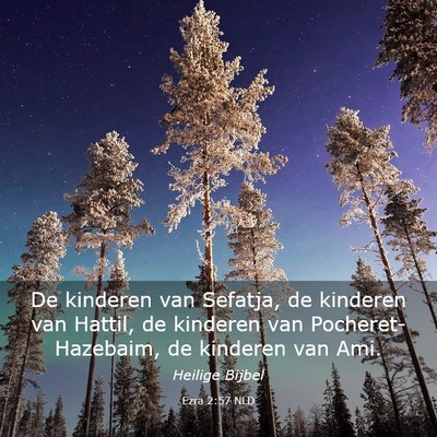 Picture 03 - Ezra 2:57 NLD - De kinderen van Sefatja, de kinderen van Hattil, - Bible Verse Picture