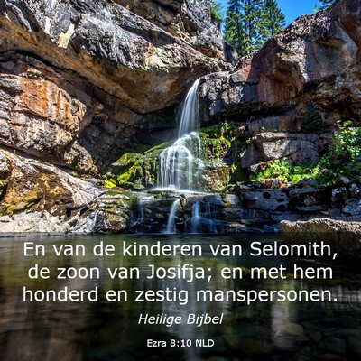 Picture 03 - Ezra 8:10 NLD - En van de kinderen van Selomith, de zoon van - Bible Verse Picture