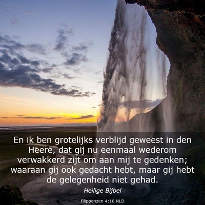 Picture 03 - Filippenzen 4:10 NLD - En ik ben grotelijks verblijd geweest in den - Bible Verse Picture