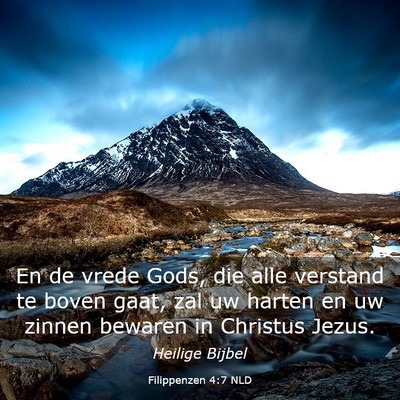 Picture 03 - Filippenzen 4:7 NLD - En de vrede Gods, die alle verstand te boven - Bible Verse Picture