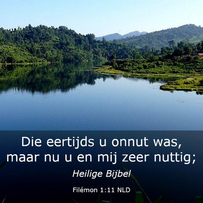 Picture 03 - Filémon 1:11 NLD - Die eertijds u onnut was, maar nu u en mij zeer - Bible Verse Picture