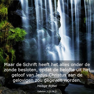 Picture 03 - Galaten 3:22 NLD - Maar de Schrift heeft het alles onder de zonde - Bible Verse Picture
