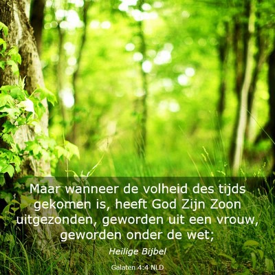 Picture 03 - Galaten 4:4 NLD - Maar wanneer de volheid des tijds gekomen is, - Bible Verse Picture