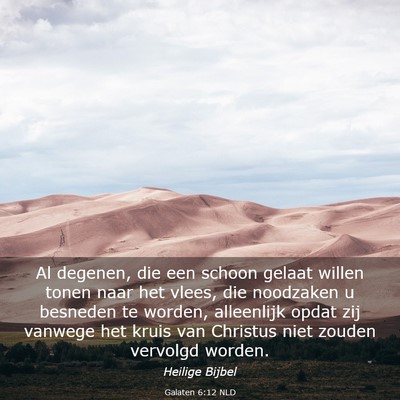 Picture 03 - Galaten 6:12 NLD - Al degenen, die een schoon gelaat willen tonen - Bible Verse Picture