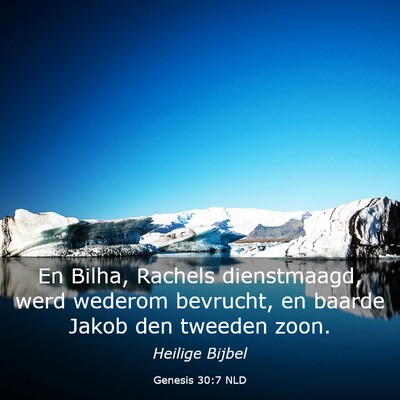 Picture 03 - Genesis 30:7 NLD - En Bilha, Rachels dienstmaagd, werd wederom - Bible Verse Picture