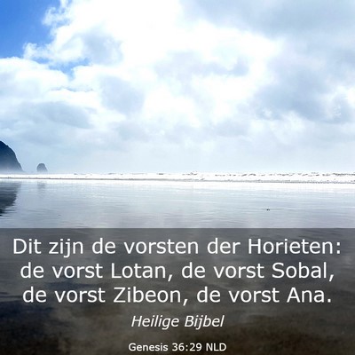 Picture 03 - Genesis 36:29 NLD - Dit zijn de vorsten der Horieten: de vorst Lotan, - Bible Verse Picture