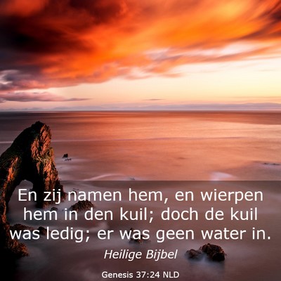 Picture 03 - Genesis 37:24 NLD - En zij namen hem, en wierpen hem in den kuil; - Bible Verse Picture