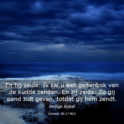Picture 03 - Genesis 38:17 NLD - En hij zeide: Ik zal u een geitenbok van de kudde - Bible Verse Picture