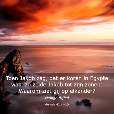Picture 03 - Genesis 42:1 NLD - Toen Jakob zag, dat er koren in Egypte was, zo - Bible Verse Picture