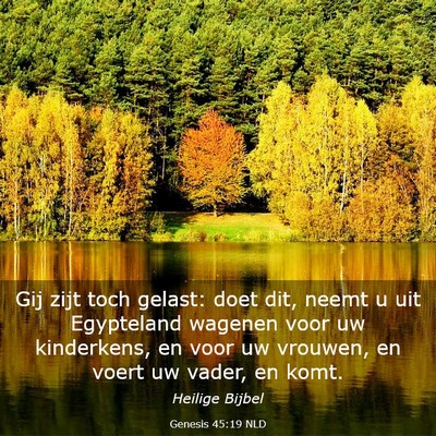 Picture 03 - Genesis 45:19 NLD - Gij zijt toch gelast: doet dit, neemt u uit - Bible Verse Picture