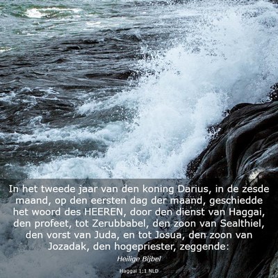 Picture 03 - Haggaï 1:1 NLD - In het tweede jaar van den koning Darius, in de - Bible Verse Picture