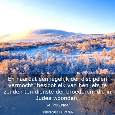 Picture 03 - Handelingen 11:29 NLD - En naardat een iegelijk der discipelen vermocht, - Bible Verse Picture