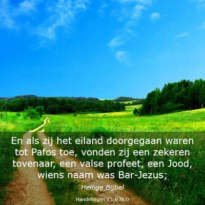 Picture 03 - Handelingen 13:6 NLD - En als zij het eiland doorgegaan waren tot Pafos - Bible Verse Picture