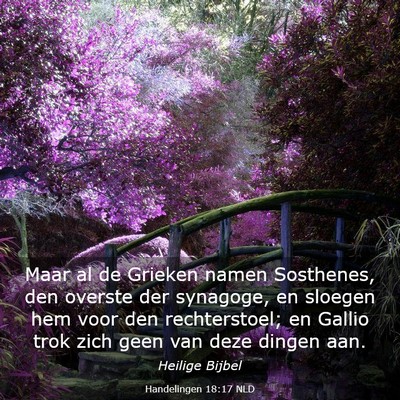 Picture 03 - Handelingen 18:17 NLD - Maar al de Grieken namen Sosthenes, den overste - Bible Verse Picture