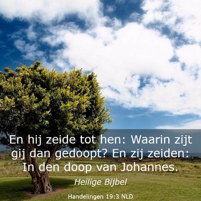 Picture 03 - Handelingen 19:3 NLD - En hij zeide tot hen: Waarin zijt gij dan - Bible Verse Picture