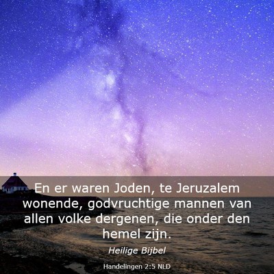 Picture 03 - Handelingen 2:5 NLD - En er waren Joden, te Jeruzalem wonende, - Bible Verse Picture