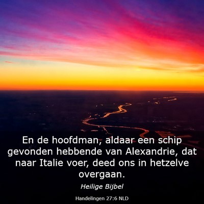 Picture 03 - Handelingen 27:6 NLD - En de hoofdman, aldaar een schip gevonden - Bible Verse Picture