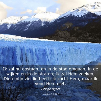 Picture 03 - Hooglied 3:2 NLD - Ik zal nu opstaan, en in de stad omgaan, in de - Bible Verse Picture