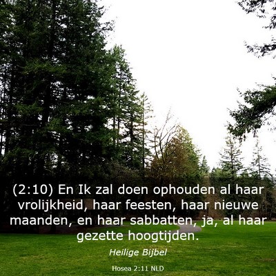 Picture 03 - Hosea 2:11 NLD - (2:10) En Ik zal doen ophouden al haar - Bible Verse Picture