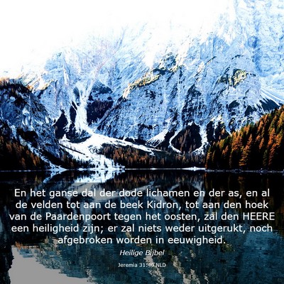 Picture 03 - Jeremia 31:40 NLD - En het ganse dal der dode lichamen en der as, en - Bible Verse Picture