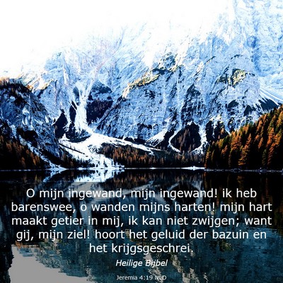 Picture 03 - Jeremia 4:19 NLD - O mijn ingewand, mijn ingewand! ik heb barenswee, - Bible Verse Picture